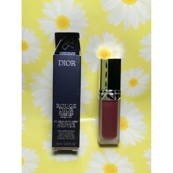 Rouge Dior Forever Liquid Lipstick 893 Masquerde Sequin New In Box Full Size - Picture 1 of 8